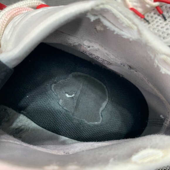 Adidas Dame 5 Mens Size 12.5 Basketball Shoes White/Red Lightweight Breathable - Picture 7 of 9